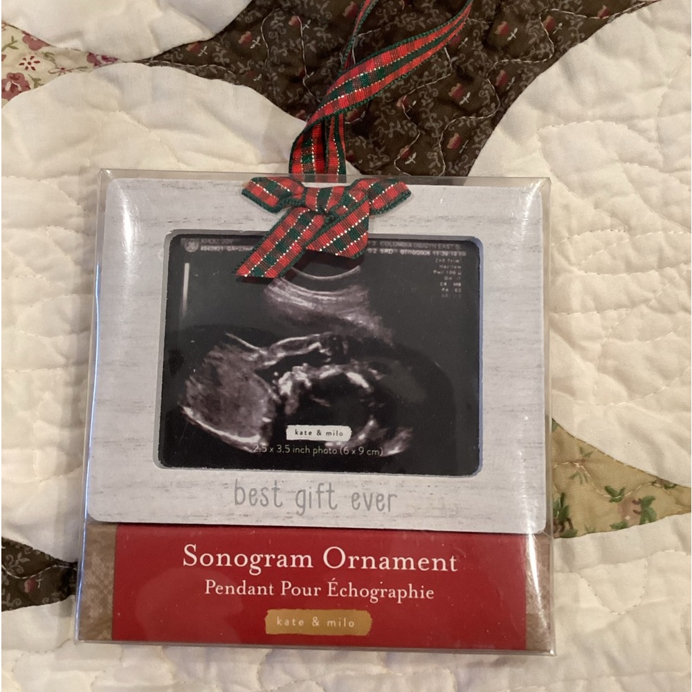 Sonogram Ornament NWT